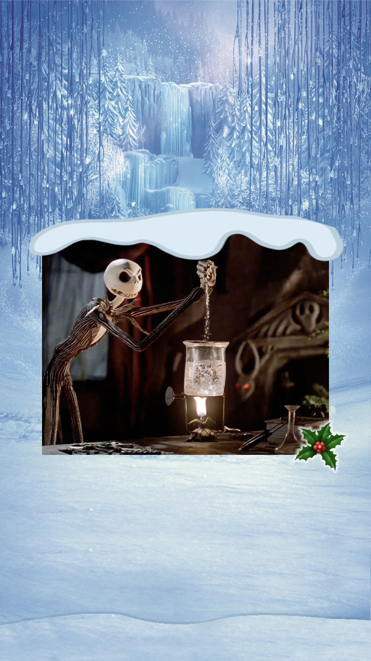 Lorsque Jack Skellington écrase la boule de Noël dans une mixture, de quelle couleur est la réaction chimique ?