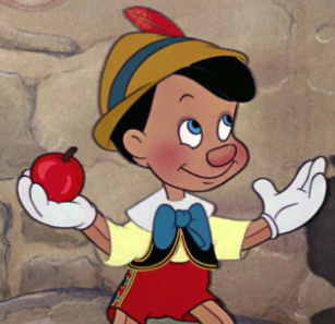 En quelle matière première est construit Pinocchio? 