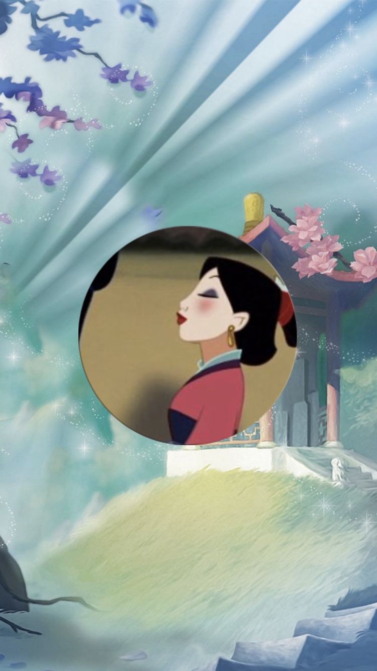 De quelle couleur est le parapluie de Mulan durant la cérémonie ?
