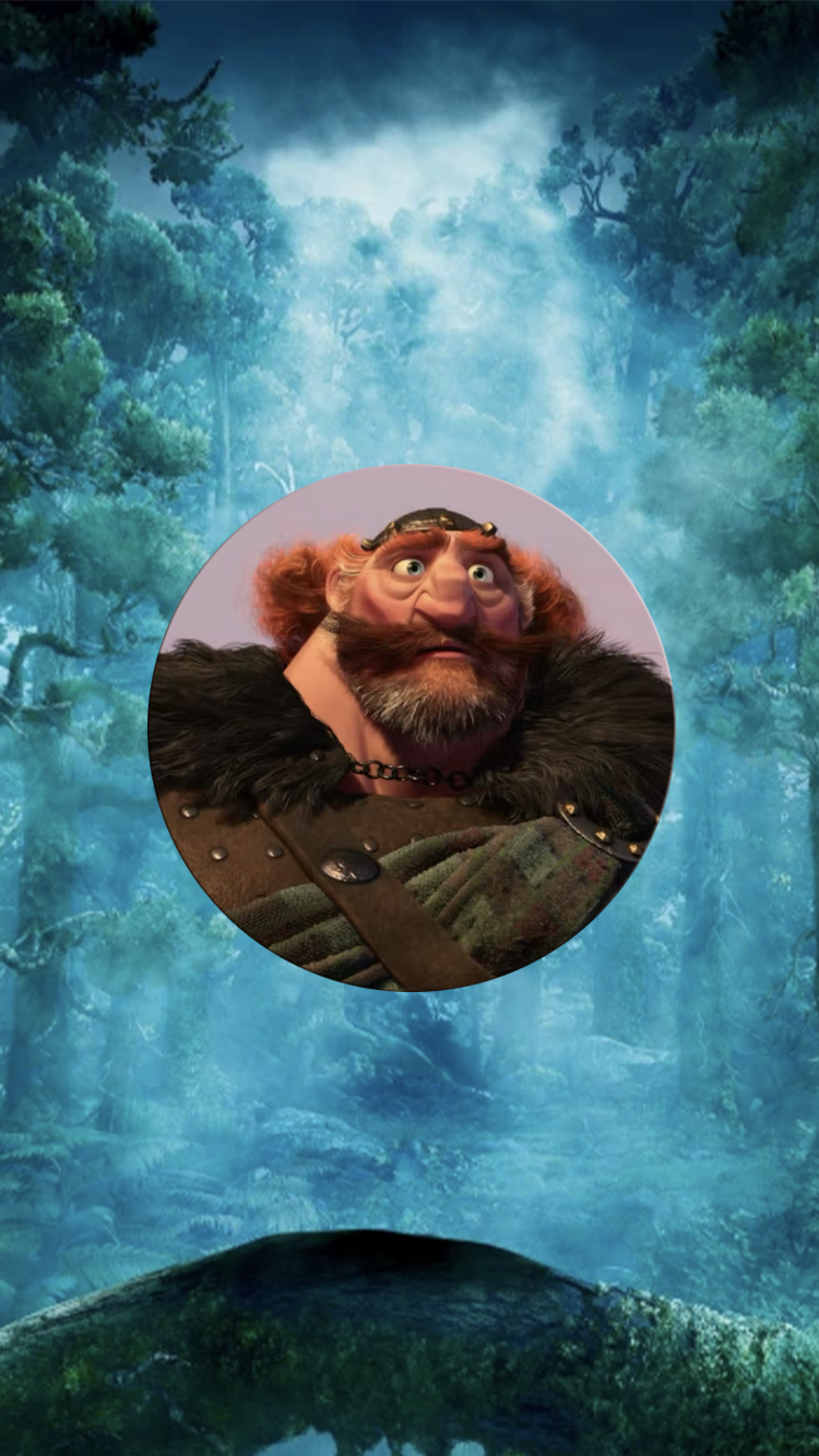 Le père de Merida a perdu un jambe durant une attaque, mais laquelle ?