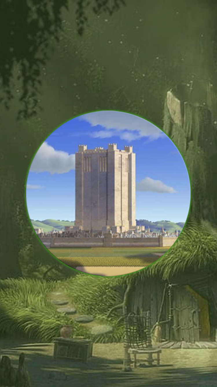 Selon Shrek, qu'est-ce qui pourrait expliquer l'immensité du château de Lord Farquaad ?